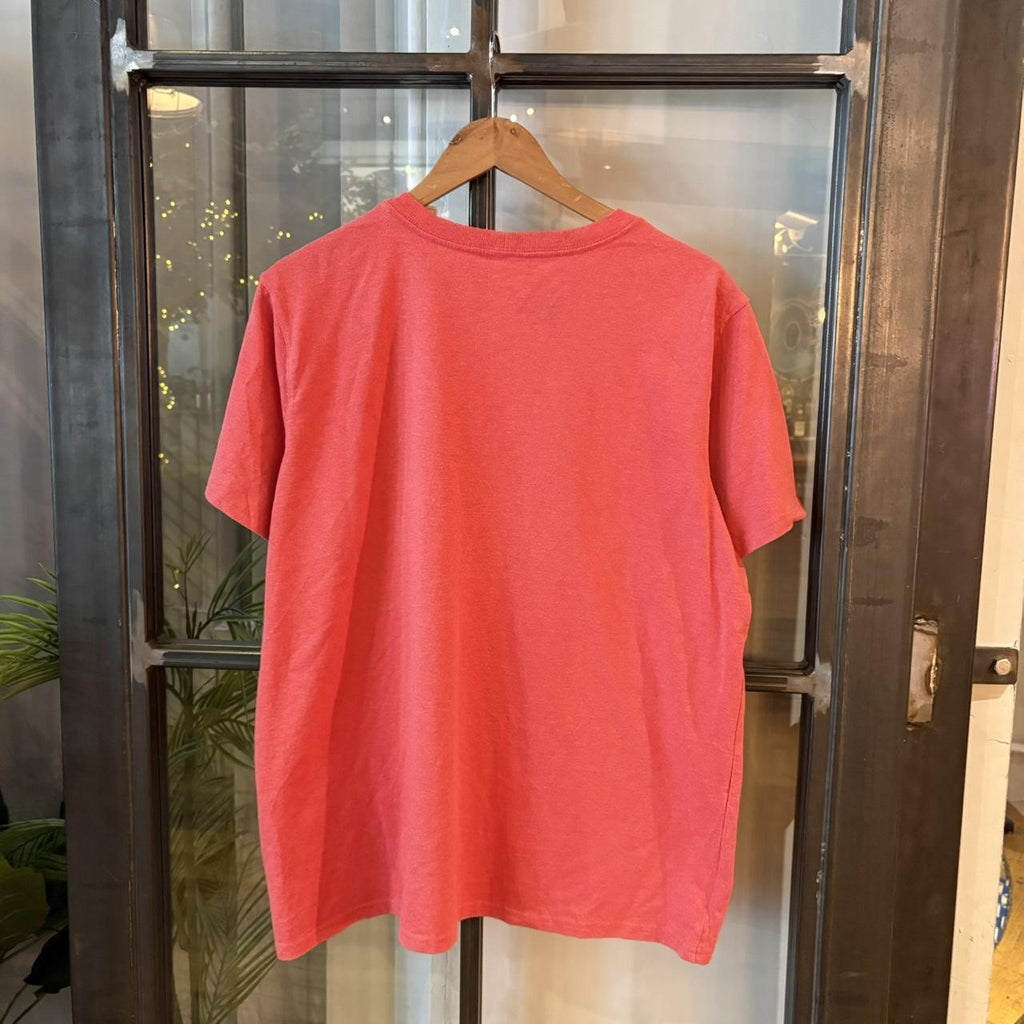 TEE403BR - Vintage Retro Essential Pink Carhartt Pocket Top Tee T-shirt #90s #skater #workwear #y2k #carhartt
