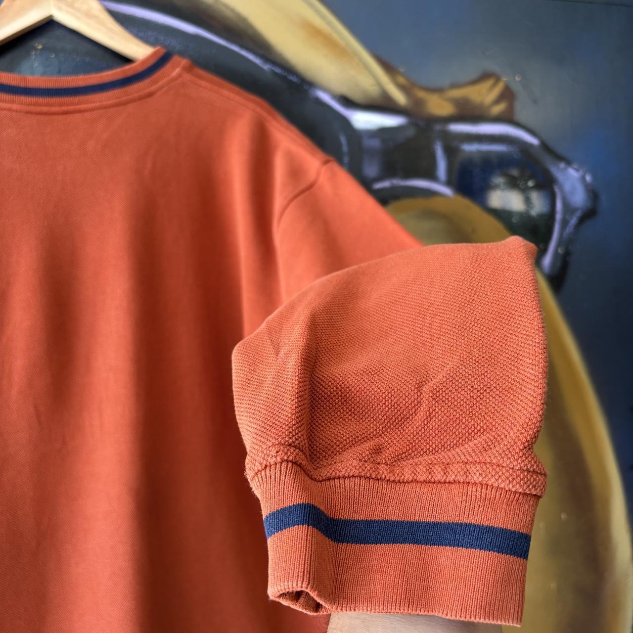 Vintage Fila Sweatshirt Mens Large Orange Spell Out Pullover Jumper Top 90s Y2K 00s
