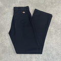 Dickies Black Chino Skater Trousers Workwear Pants