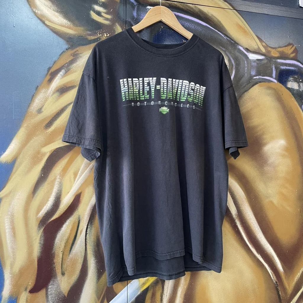 00s Harley Davidson Thunderbolt Lightning Graphic Tee