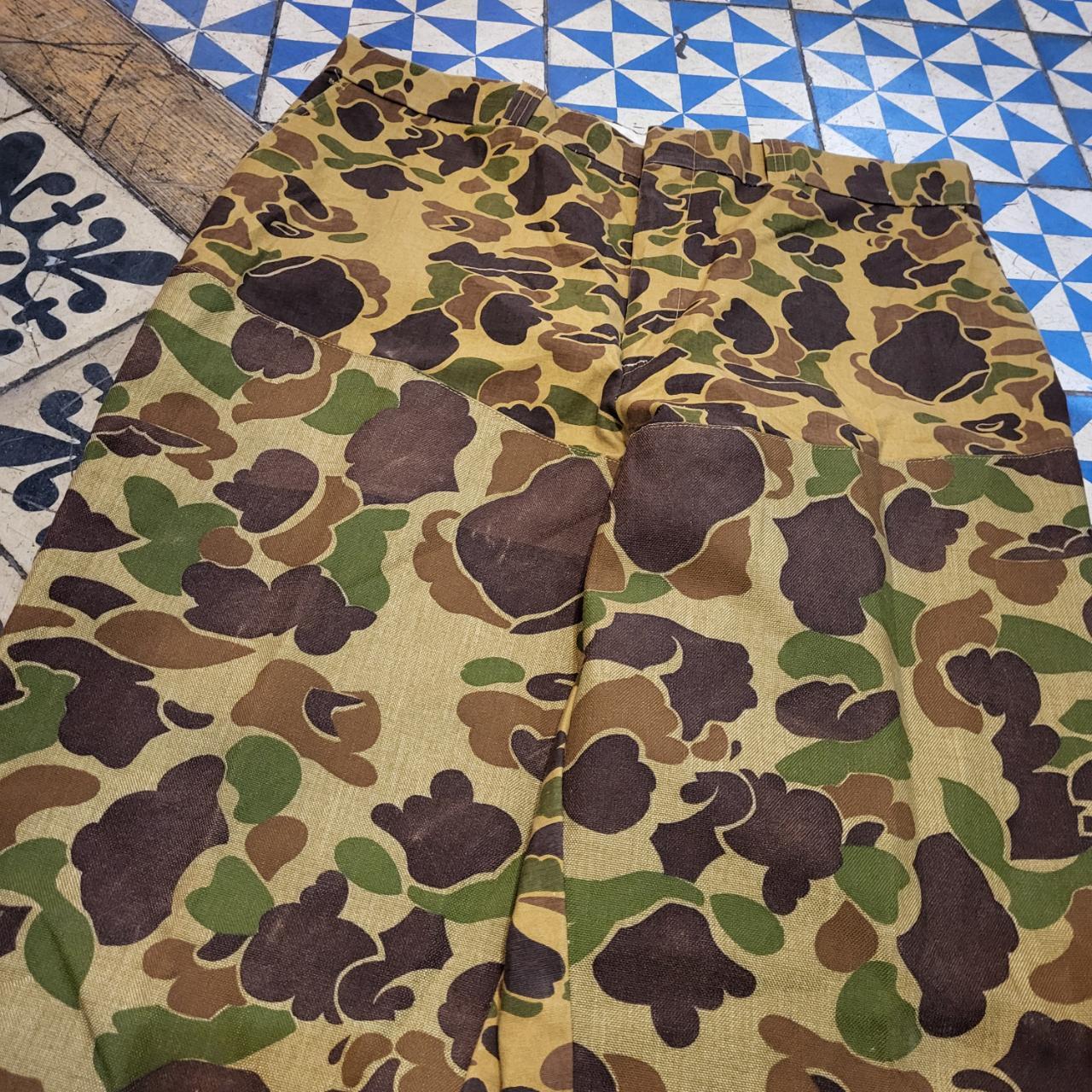 RTB033P - Vintage retro essential woodland RealTree adjustable cargos camo camouflage Carpenter Pants Trousers Jeans embroidered bottoms wide bagg straight leg hip hop skater 90s y2k workwear style