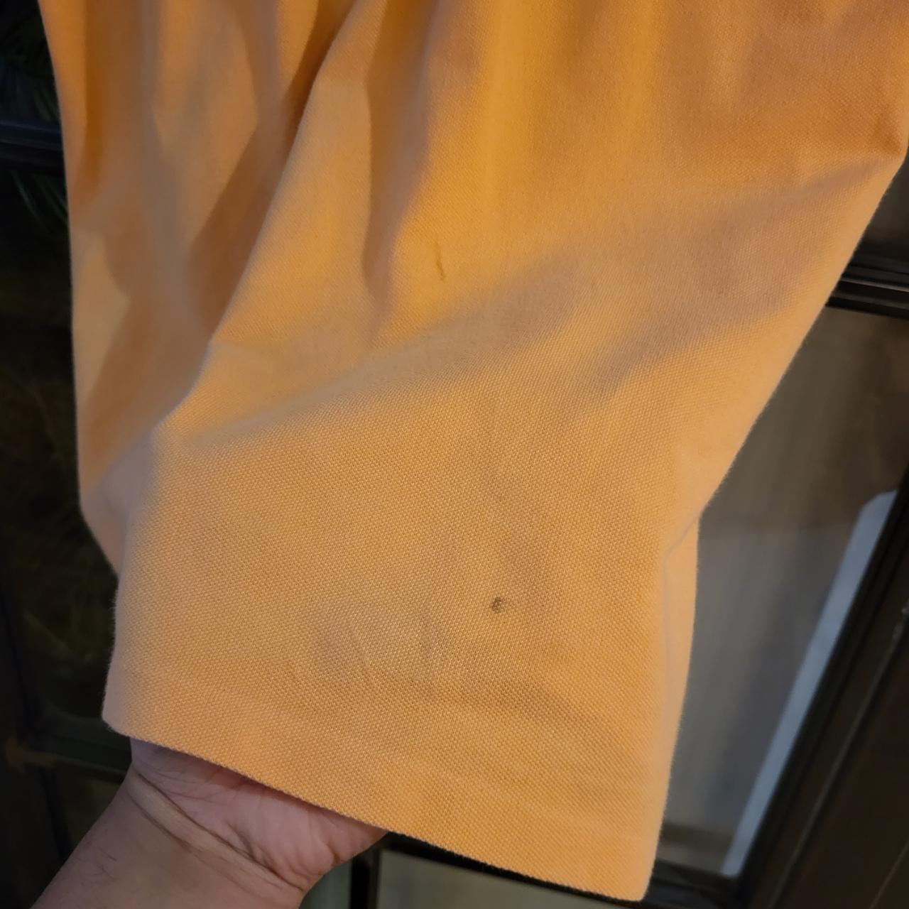 POL240 - Vintage Ralph Lauren Light Orange Polo Shirt Short Sleeve collared button up top #Y2K #preppy #chiefkeef #golf #oldmoney
