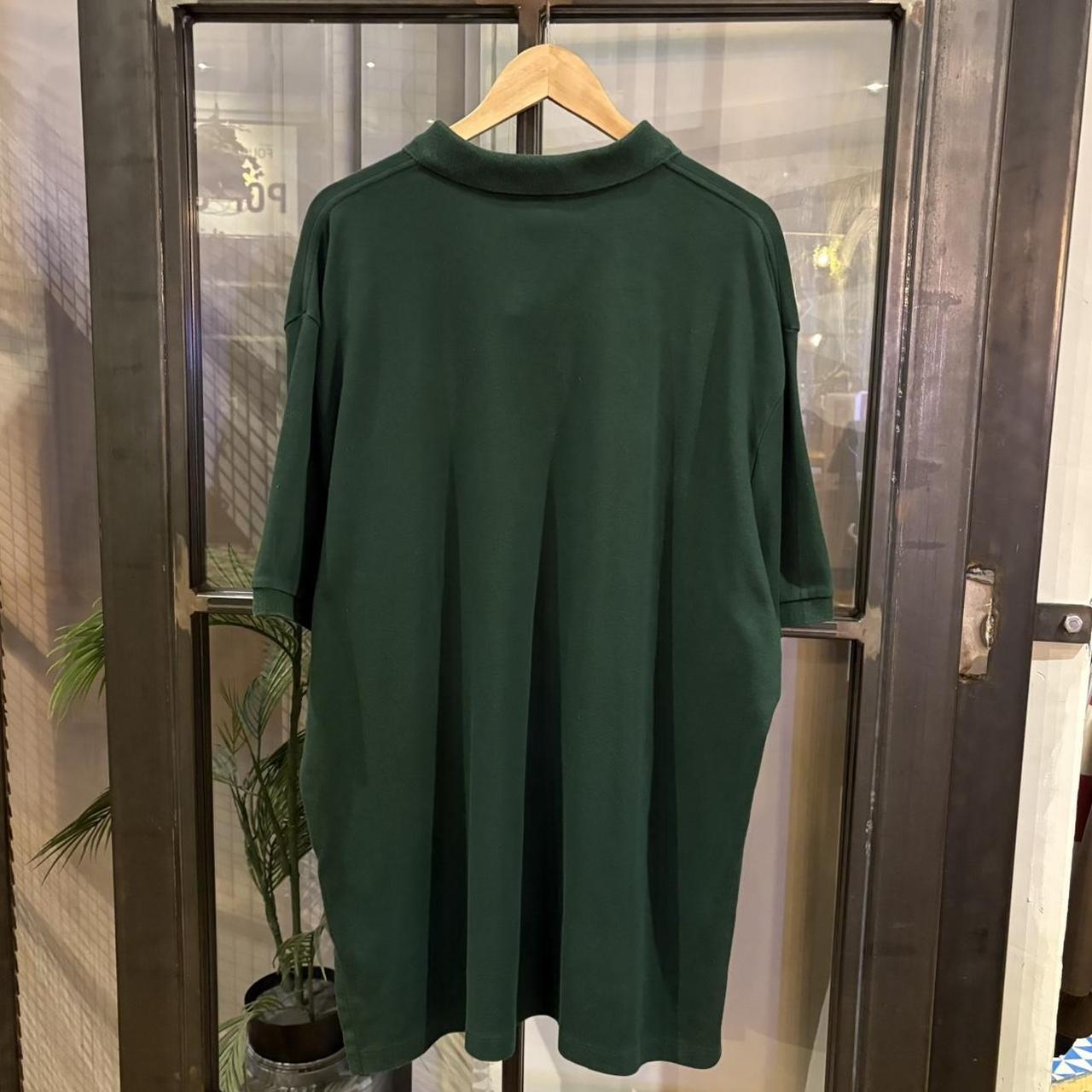 BR2306BP-P - Vintage Retro Ralph Lauren Dark Green Polo Shirt Short Sleeve collared button up top  #Y2K #preppy #chiefkeef #oldmoney #ralphlauren