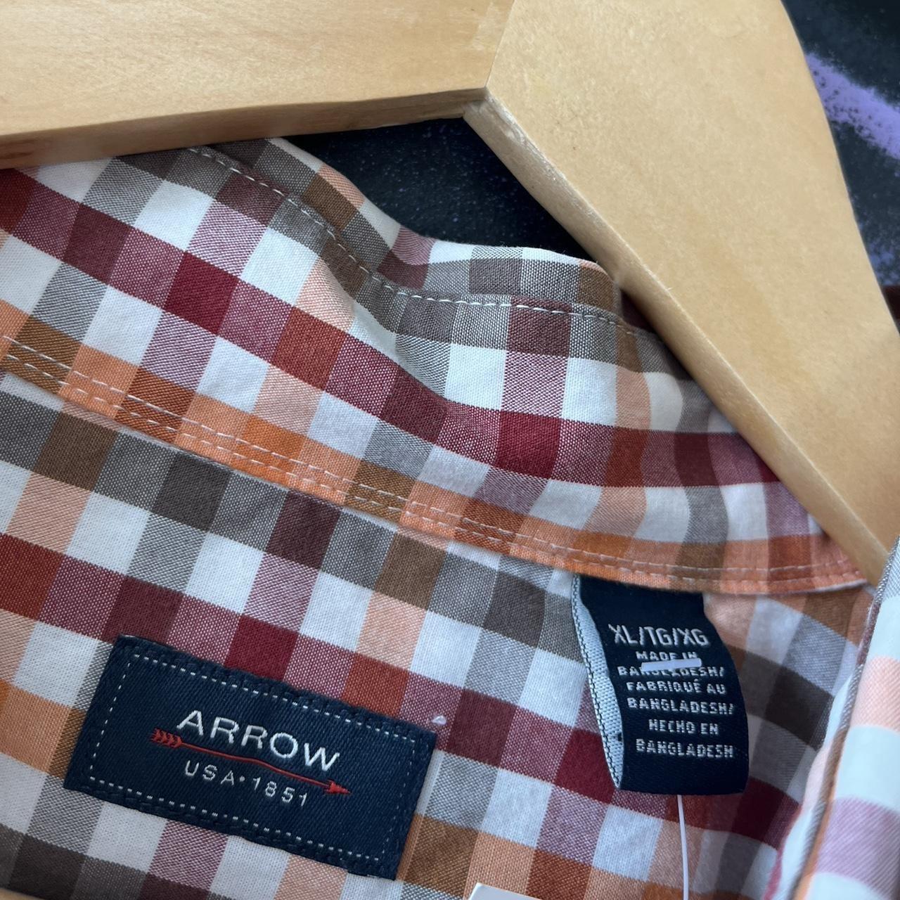 Checkered Short Sleeve Button Up Shirt
