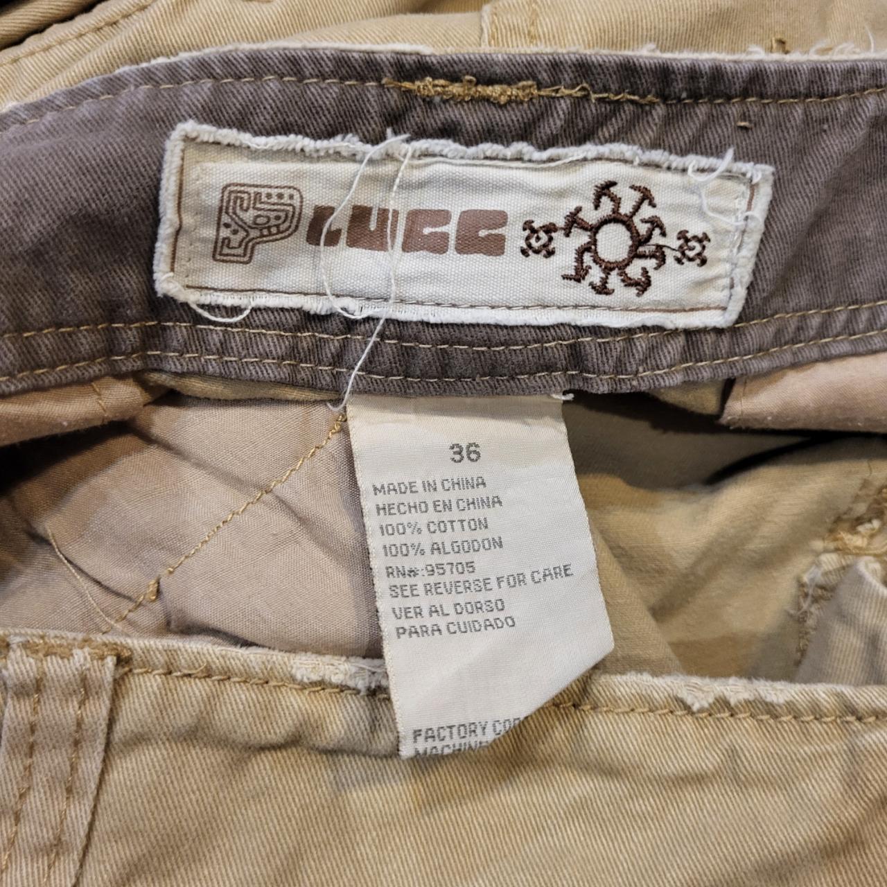 JRT005 - Vintage Retro Essential Retro Plugg Tan Brown Cargo workwear Shorts Jorts  #cargos #hiphop #skater #y2k