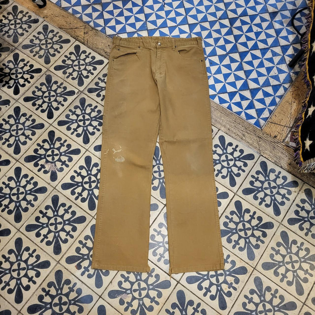 TRW110BR - Vintage retro essential Carhartt Tan Brown carpenter Trousers pants casual workwear #skater #utility #workwear #carpenter #carhartt