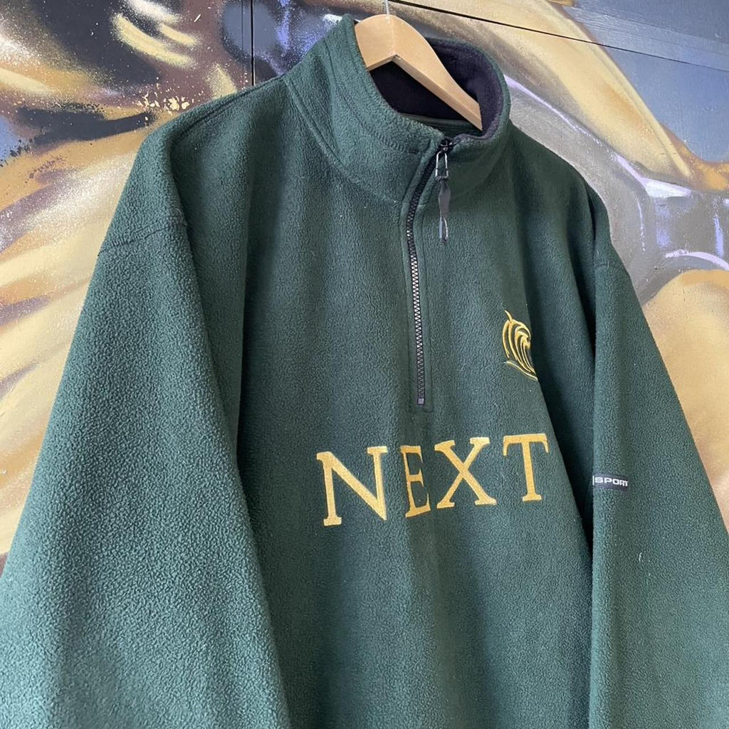 90s Leicester Tigers Rugby Union Quarter Zip Fleece