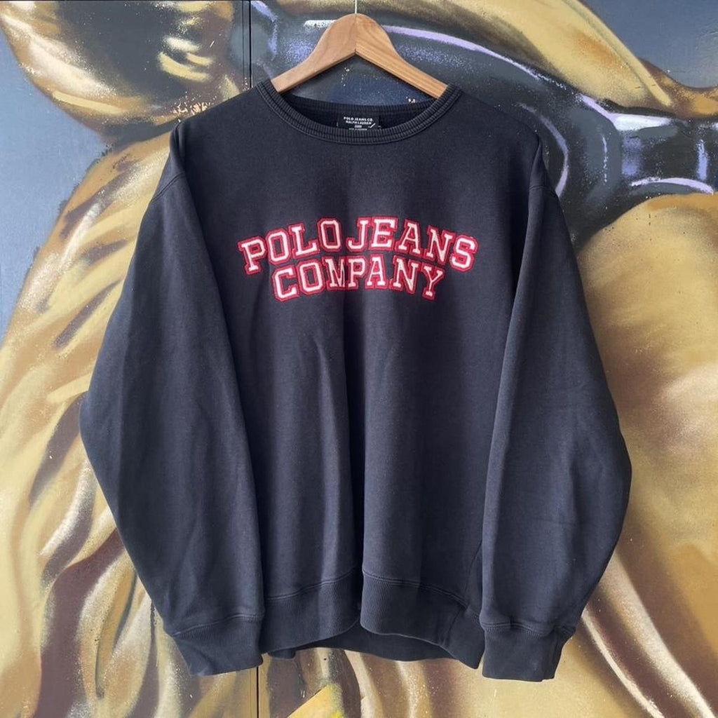 RL Polo Jeans Co Spellout Crewneck Sweatshirt
