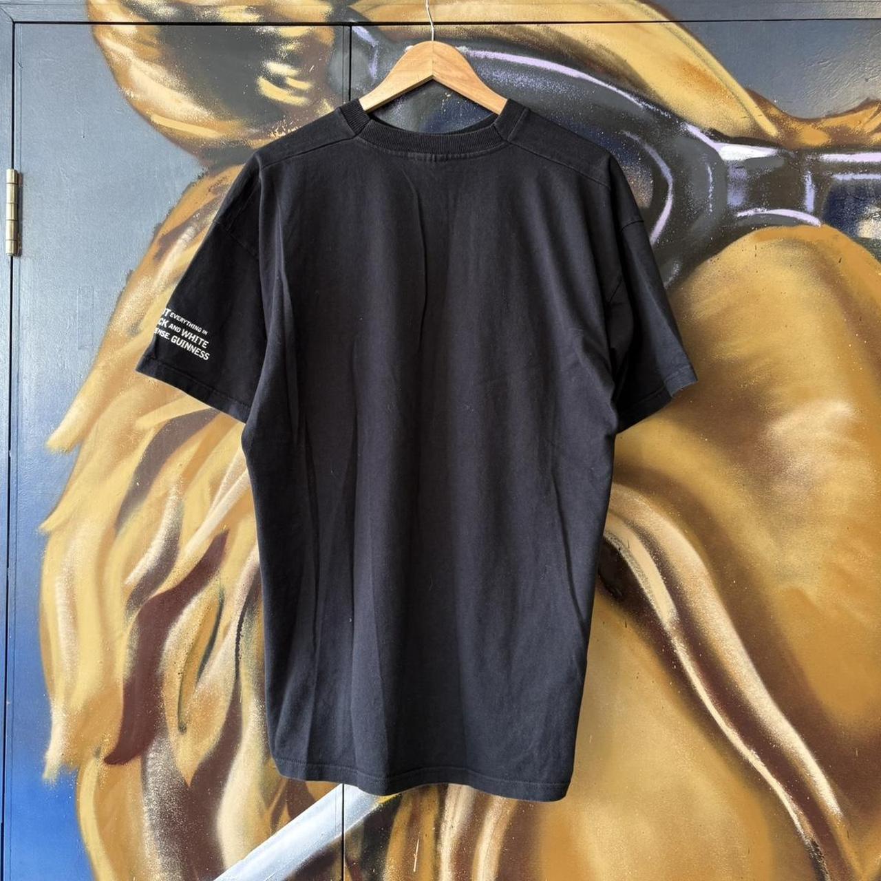 Vintage Guinness Screen Stars T Shirt Mens XL Black Beer Promo Graphic Print Logo Tee Top 90s Y2K