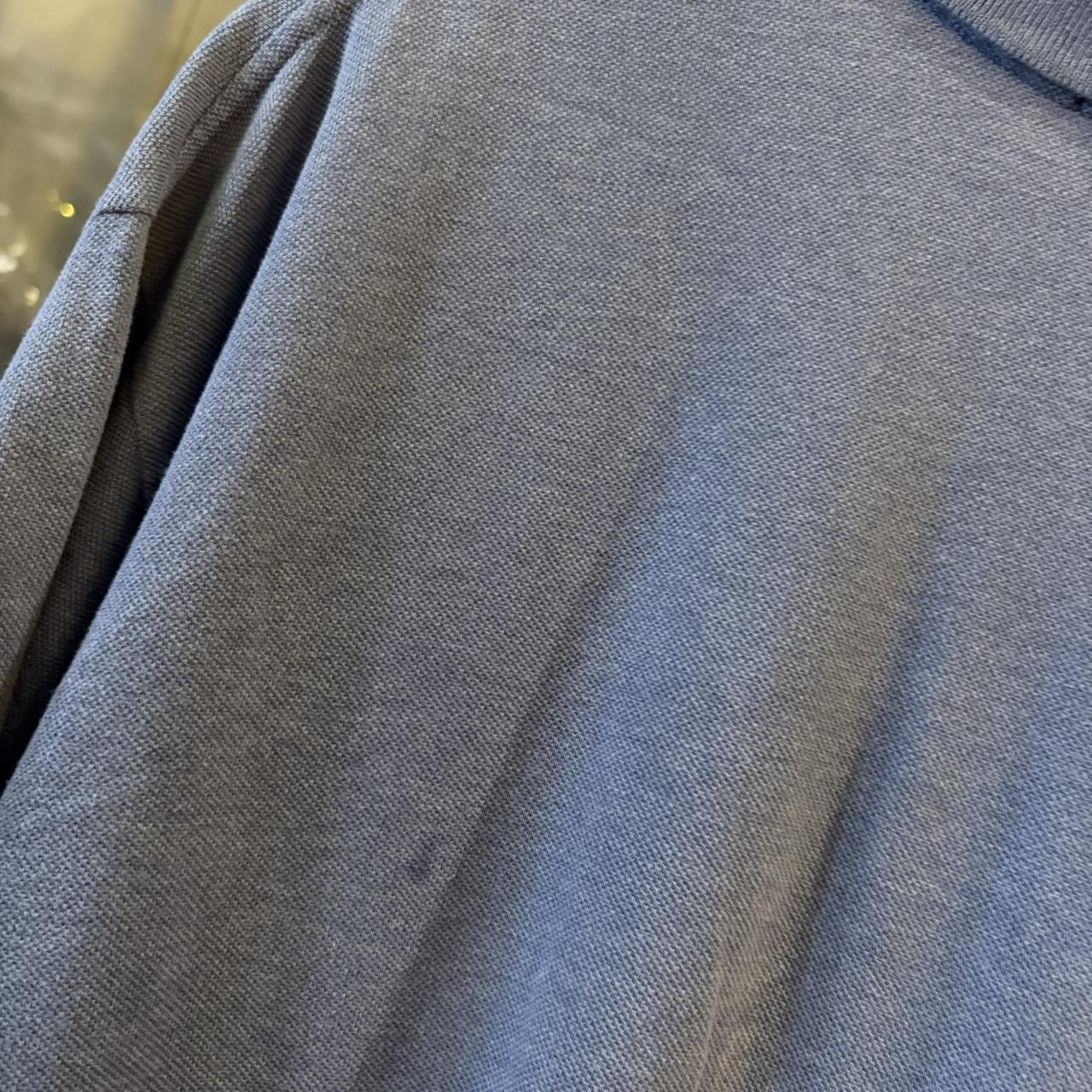 POL554F - Vintage Retro Ralph Lauren Plain Lavender Polo Shirt Short Sleeve collared button up top  #Y2K #preppy #chiefkeef #oldmoney #ralphlauren