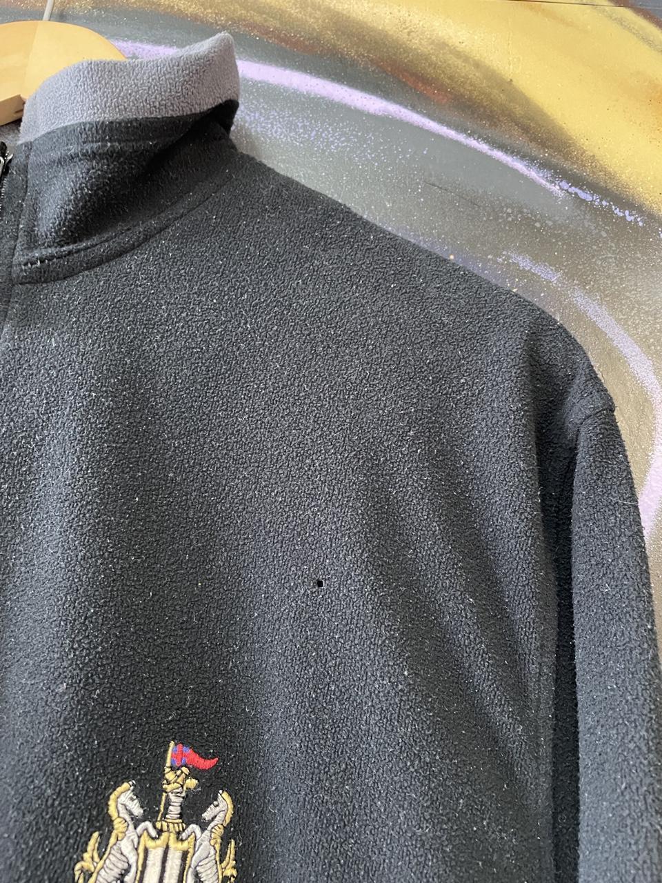 Vintage Newcastle Utd Football Fleece Quarter Zip