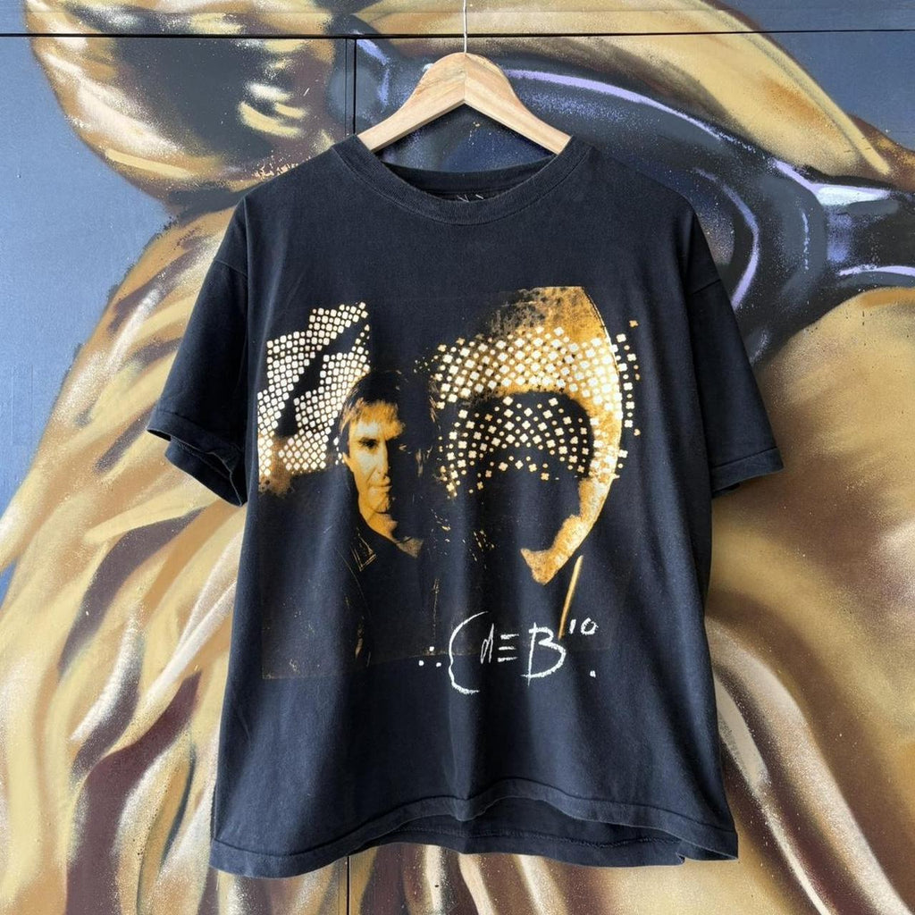 Vintage Chris De Burgh T Shirt Tee Mens Medium Black 1992/93 Tour Band Graphic Single Stitch Top 90s