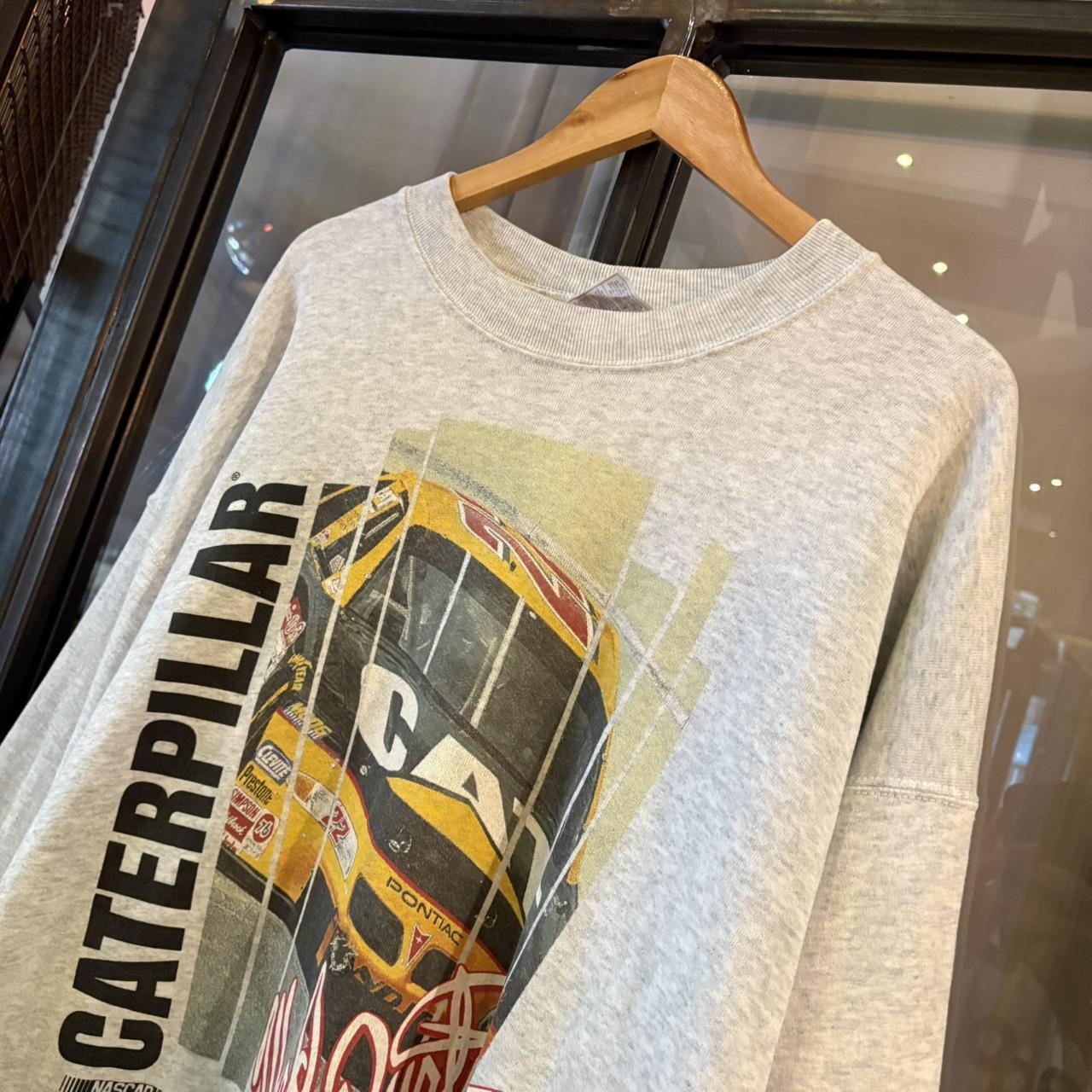 SWT620BR - Vintage Retro Essential Nascar Caterpillar CAT Racing Ward Burton Pontiac Crewneck Jumper Sweatshirt with Graphic print logo #graphic #caterpillar #racing #y2k #nascar