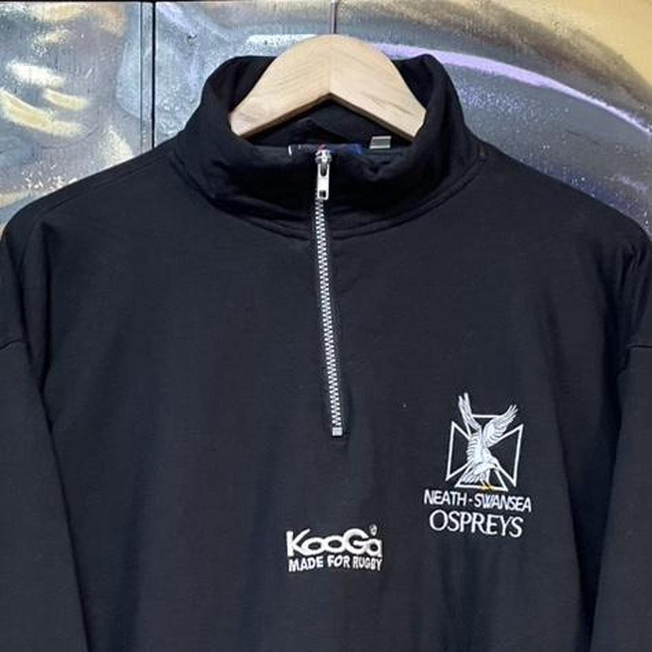 2004 2005 Ospreys RFC Rugby Union Training Drill 1/4 Quarter Zip Sweatshirt