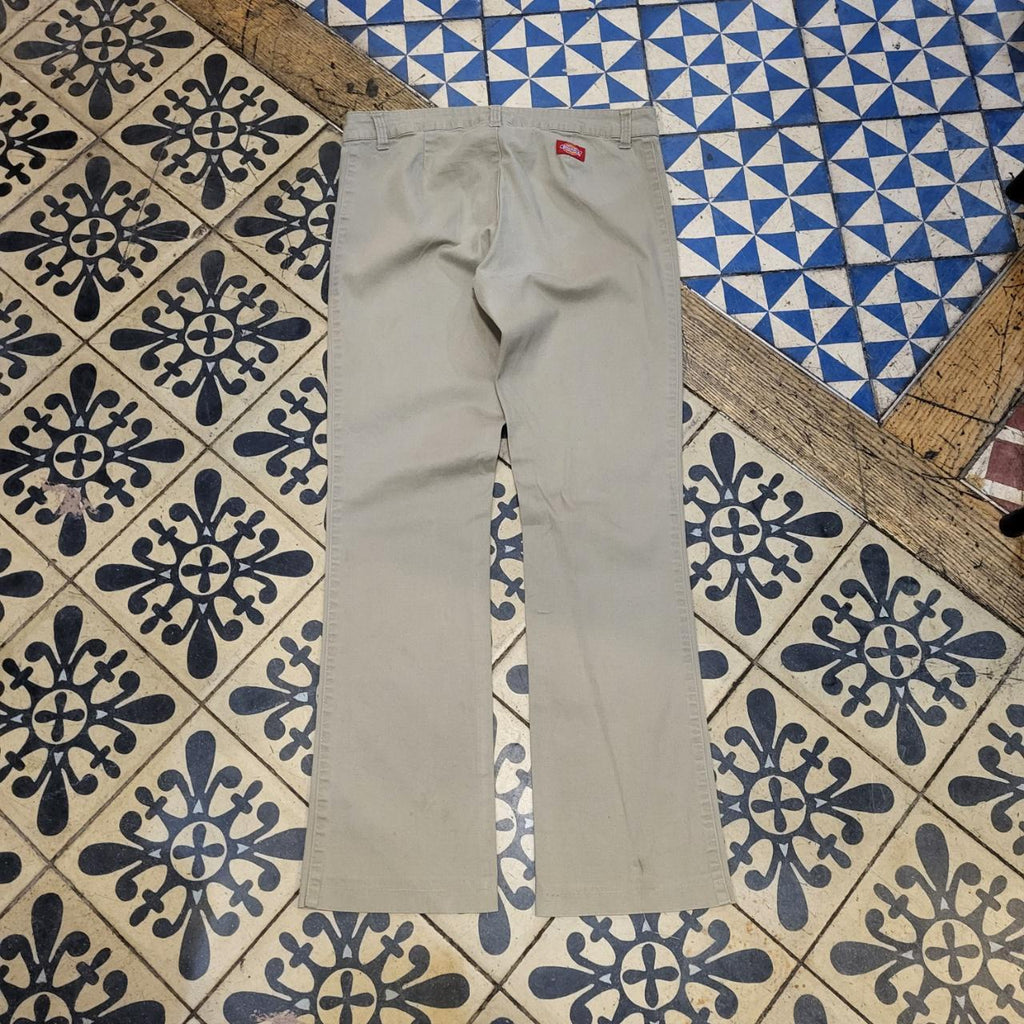 TRW0078BR - Vintage retro essential Beige Dickies Casual Workwear chino Trousers #dickies #chino #skater #workwear