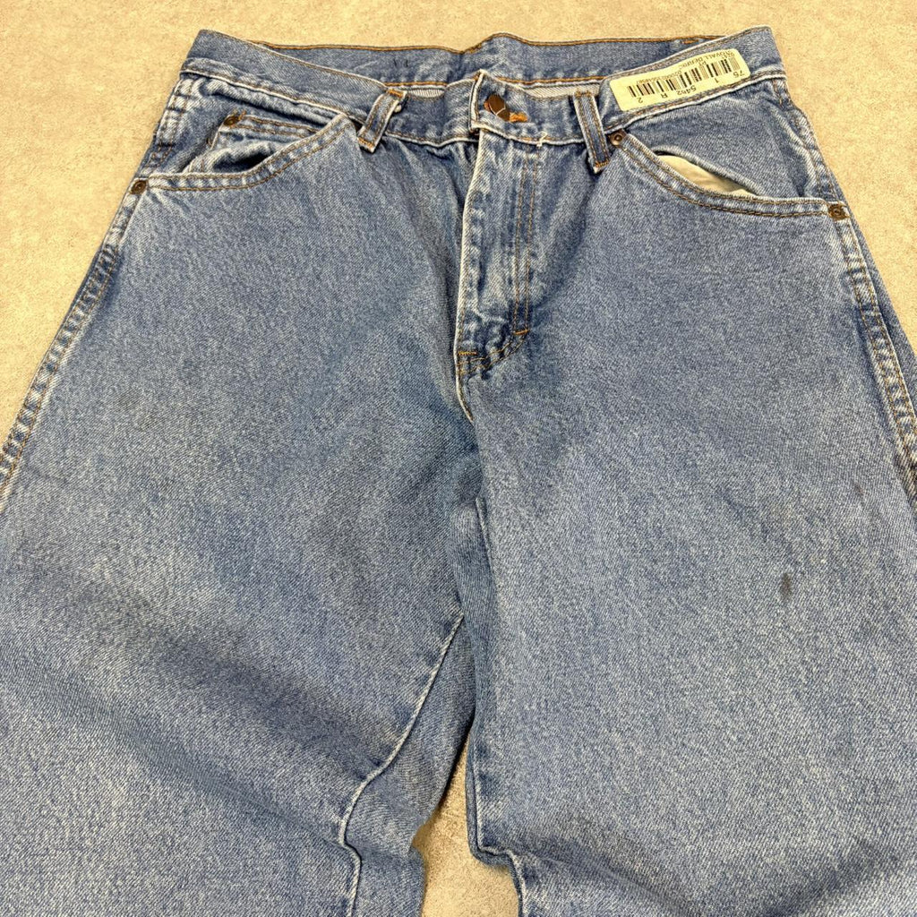 BR2701GP-U - Vintage retro essential  Dickies Straight Leg Blue Wash Denim Jeans Trousers pants #denim #straightleg #dickies #skater