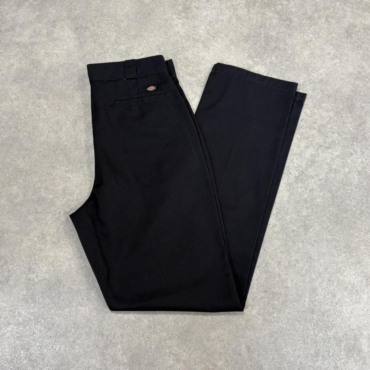 BR1912AAD-U - Vintage retro essential Black Dickies 874 Straight Leg Trousers pants casual workwear #skater #utility #workwear #straightleg #dickies