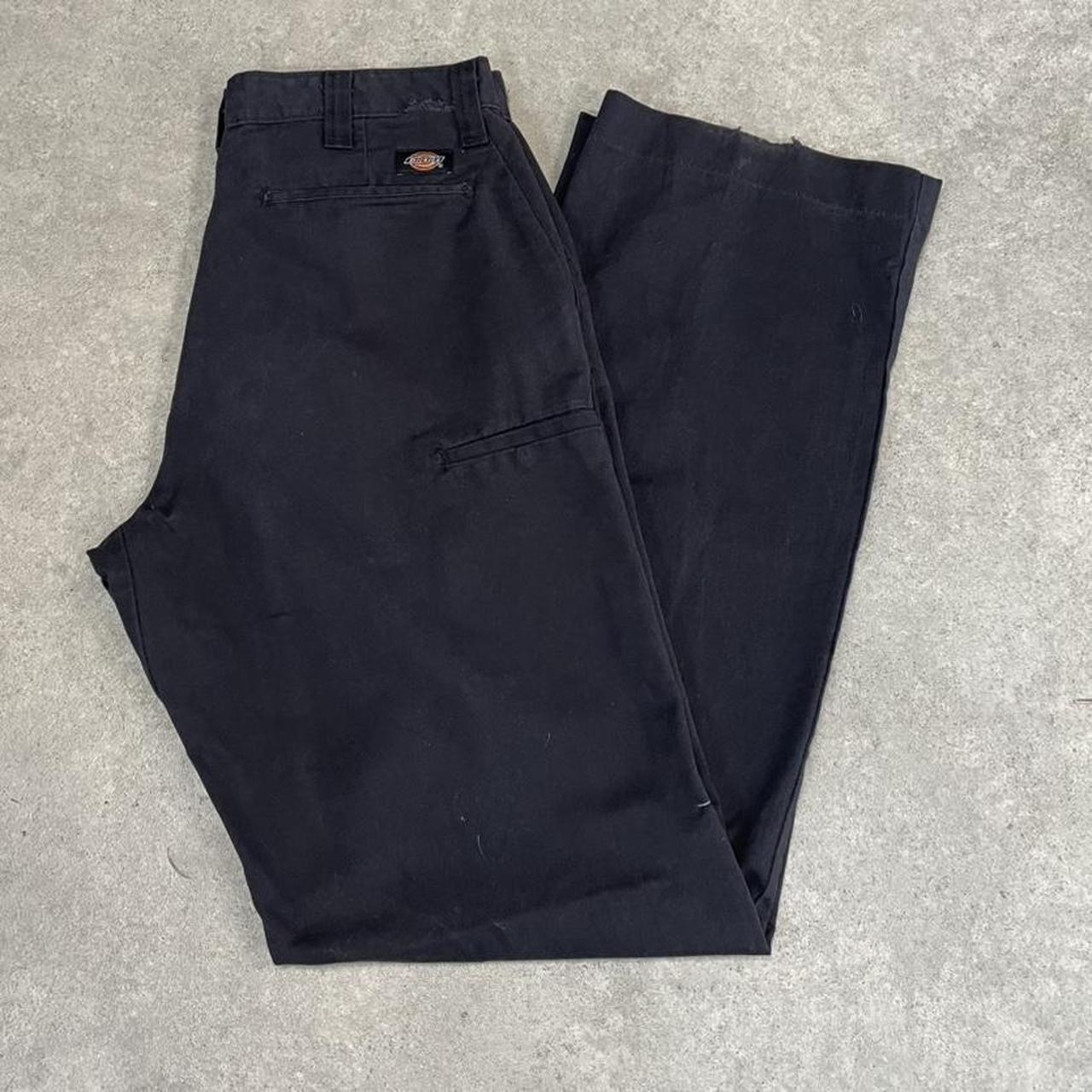 Dickies Black Chino Skater Trousers Workwear Pants