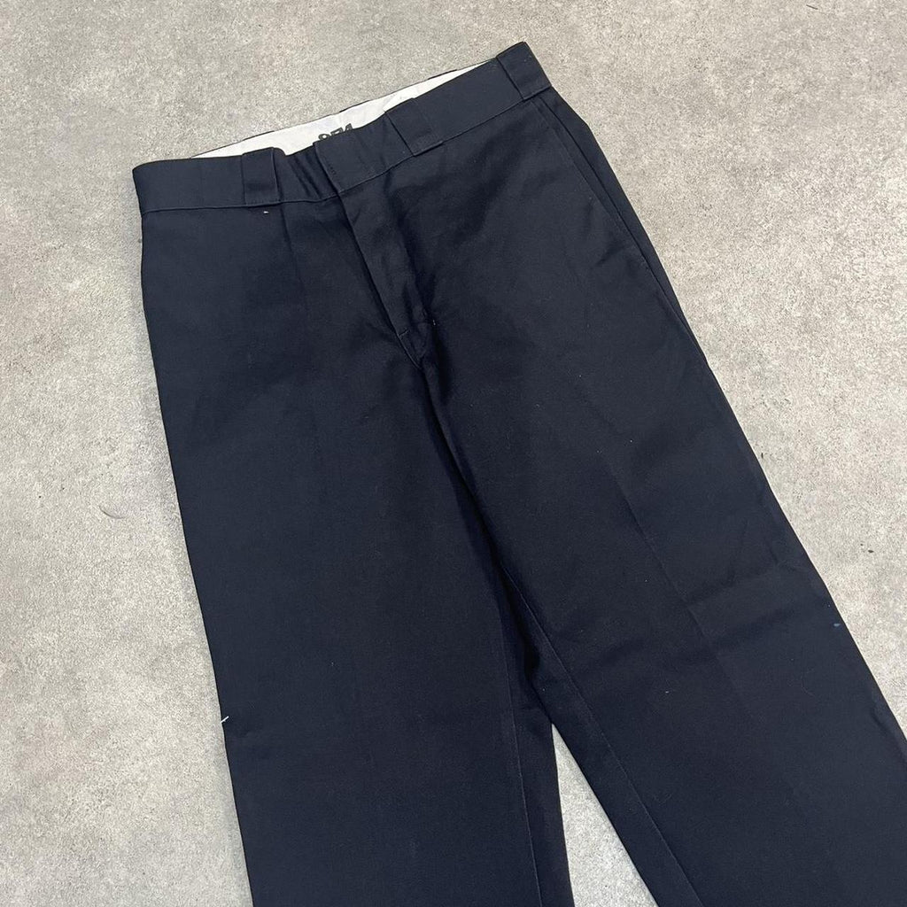 Dickies Black Chino Skater Trousers Workwear Pants