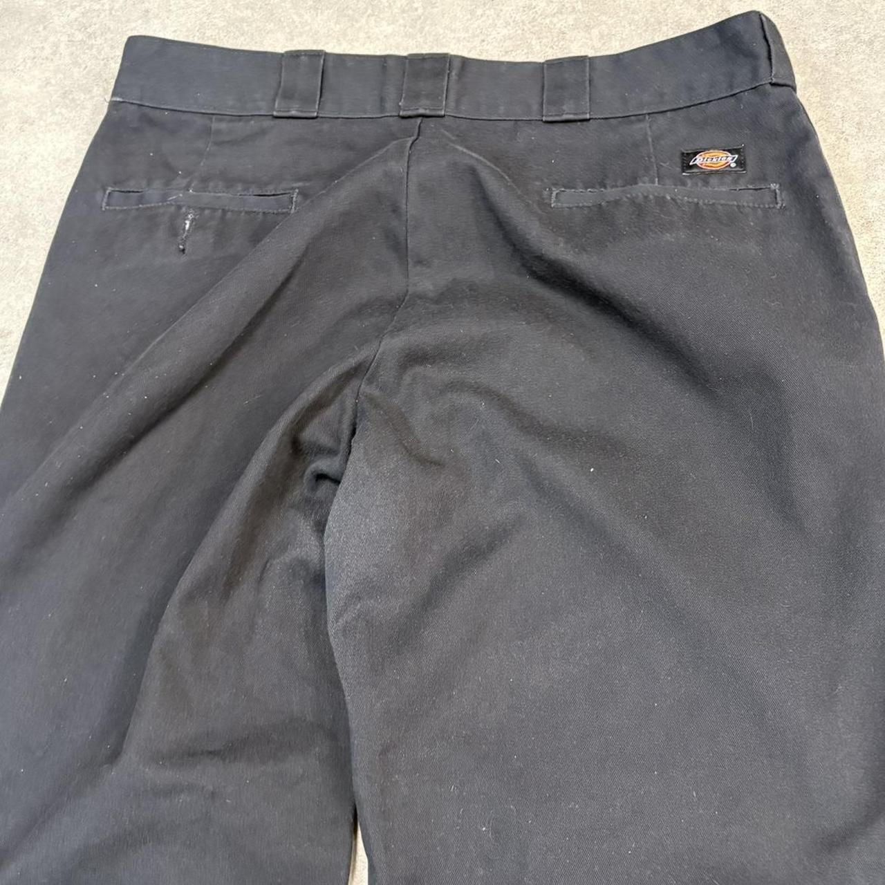 BR1011BA-U - Vintage retro essential Black Dickies Straight Leg Trousers pants casual workwear #skater #utility #workwear #straightleg #dickies
