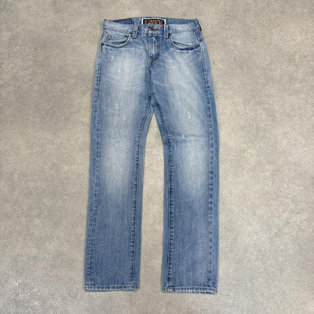 YIC1025A04-U - Vintage retro essential  Levi’s 511 Blue Wash Denim Skinny Straight Leg Jeans Trousers pants #denim #skinny #jeans #levis511 #levis