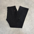 Vintage Dickies Jeans Mens 34x32 Black Carpenter Pants Trousers Straight Leg Skate Workwear Y2K 90s