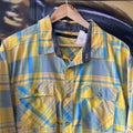 Y2K Plaid Short Sleeve Button Up Shirt