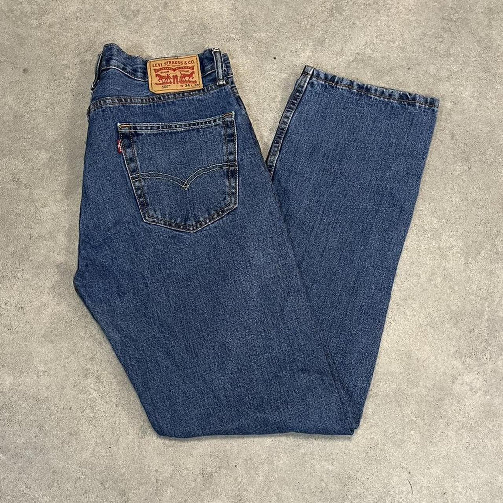 Levi’s 505 Dark Wash Denim Jeans