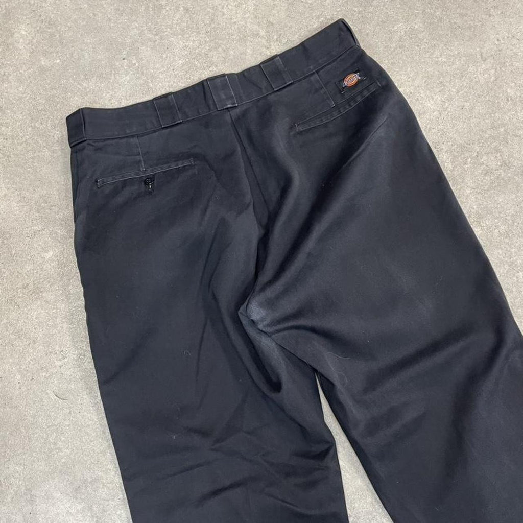 Dickies Black Chino Skater Trousers Workwear Pants