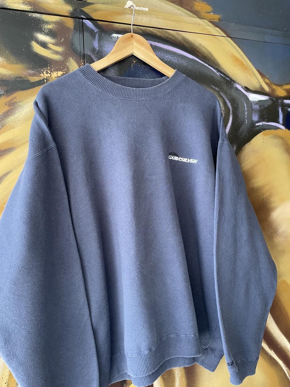 Y2K Quiksilver Embroidered Logo Sweatshirt