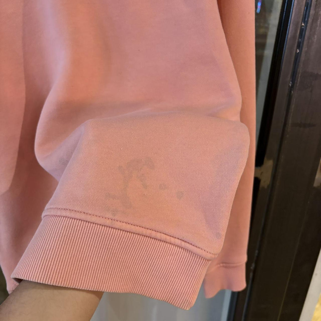 SWT611BR - Vintage Retro Essential Peach Carhartt Crewneck Jumper Sweatshirt with embroidered patch pocket logo #workwear #skater #essential #y2k #carhartt