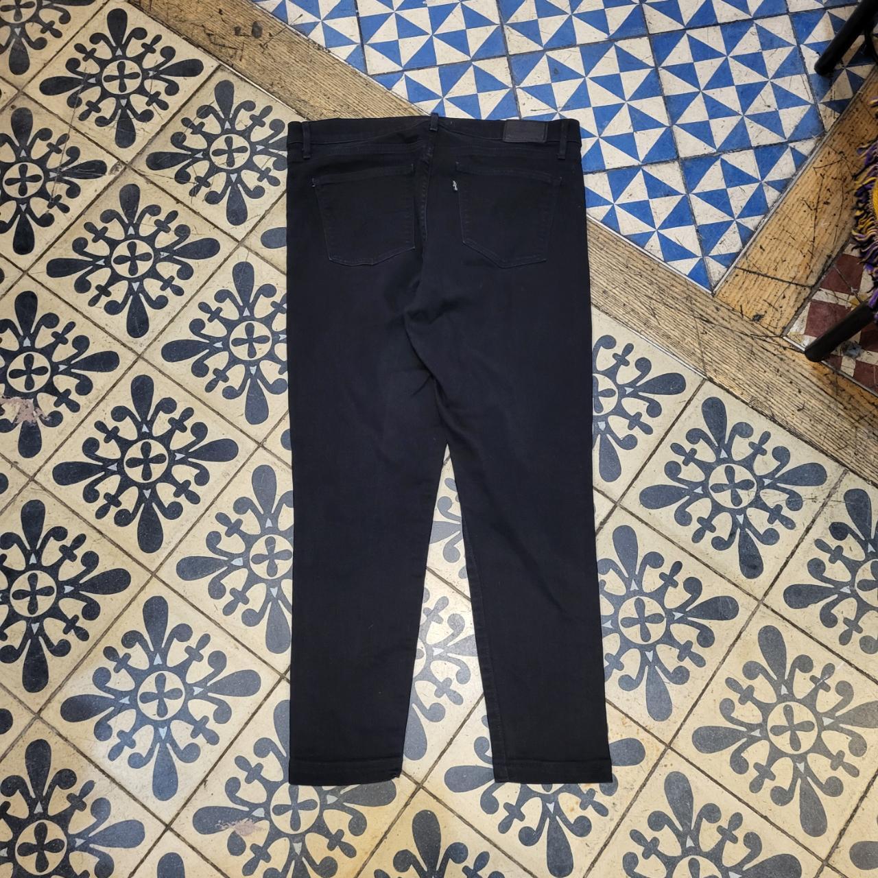 JNS217BR - Vintage retro essential adult Levi's 315 black 3/4 Trousers pants jeans #levis #levis315 #jeans #denim