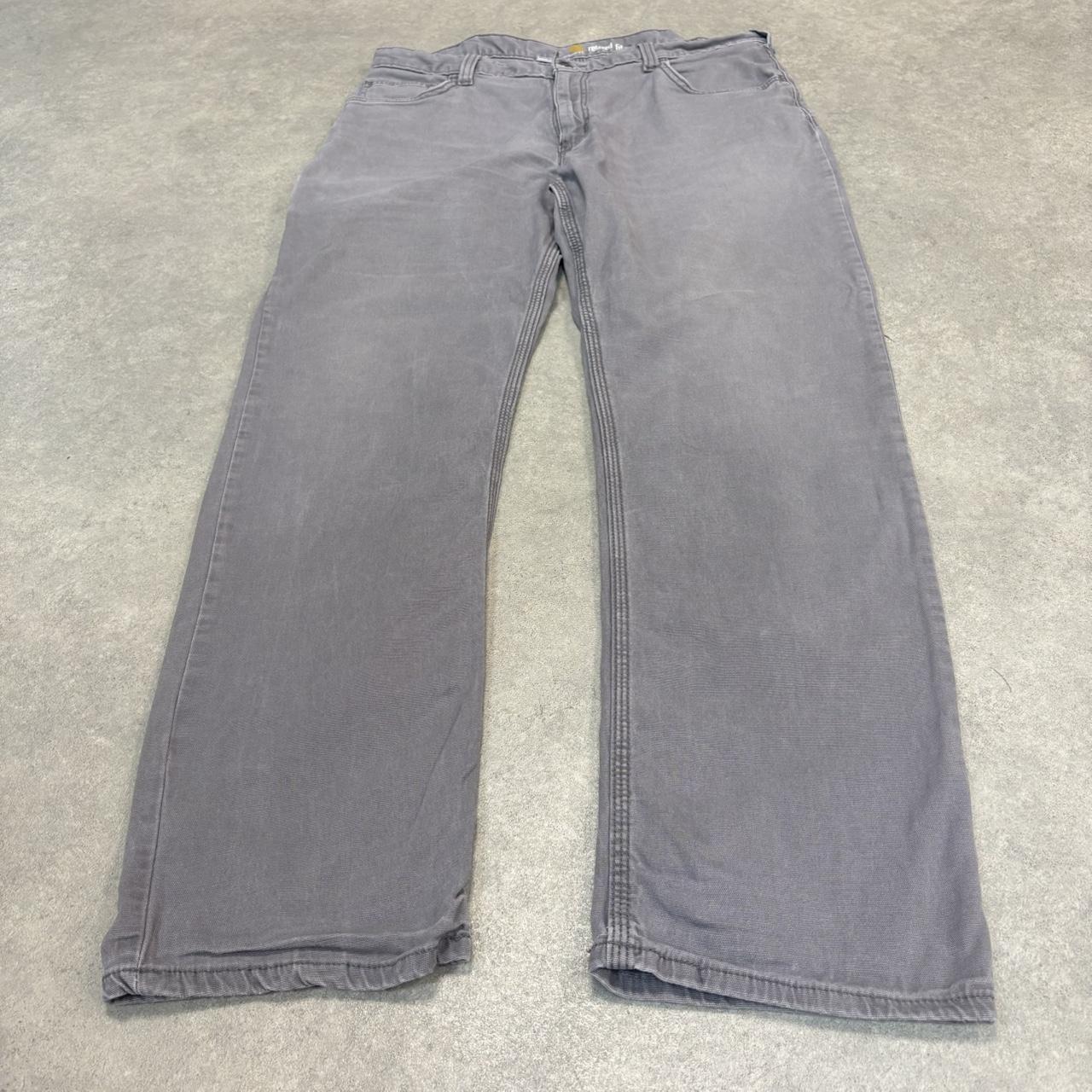 BR2701FT-U - Vintage retro essential Grey Carhartt carpenter Trousers pants casual workwear #skater #utility #workwear #carpenter #carhartt