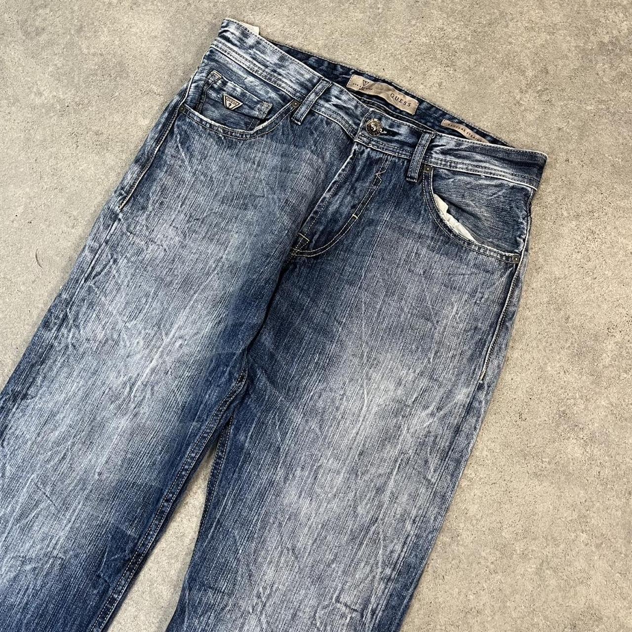 Guess USA Blue Y2K Wash Jeans