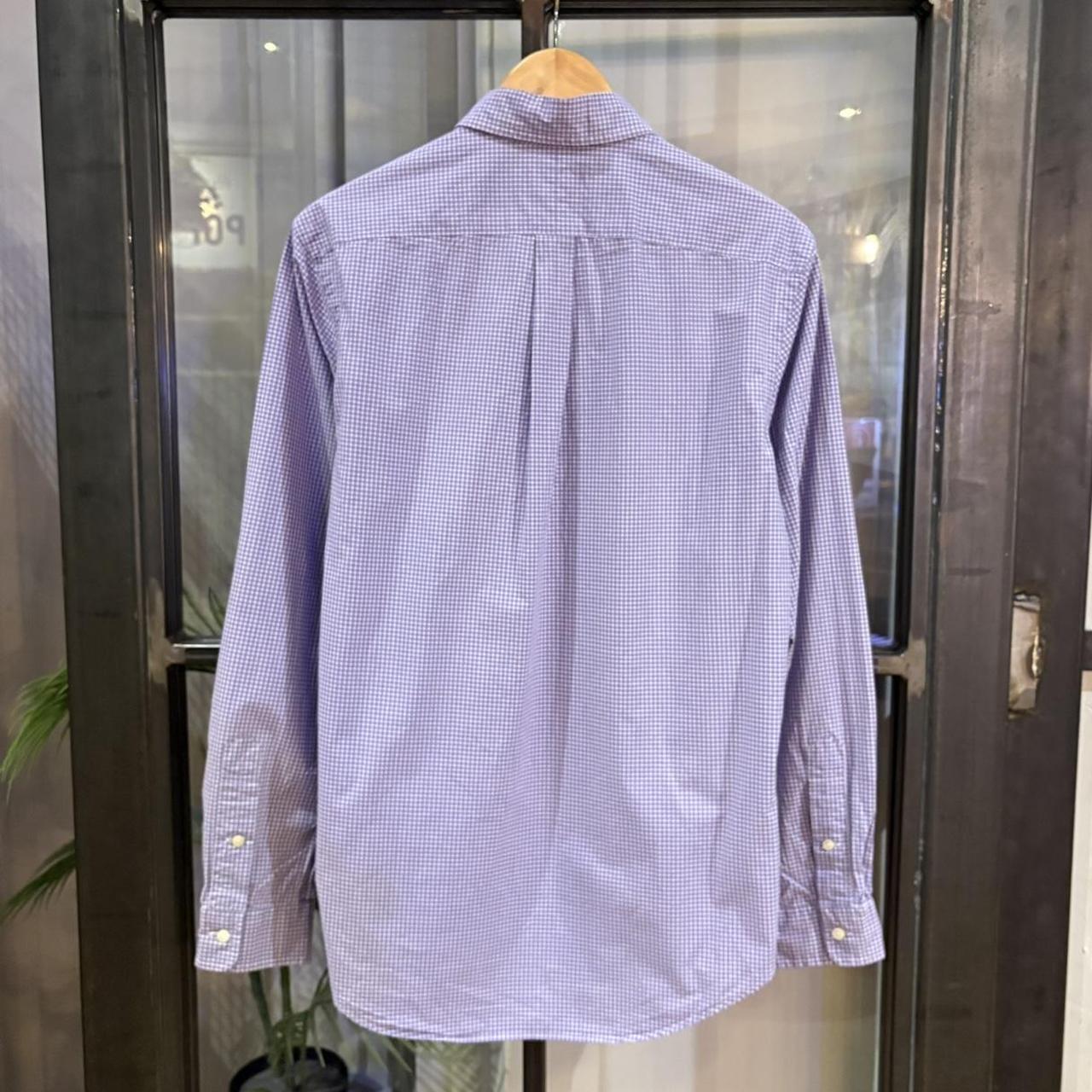 BR1209KX-F - Vintage Ralph Lauren Purple Check Longsleeve collared button up polo shirt top #Y2K #preppy #chiefkeef #smartcasual #oldmoney