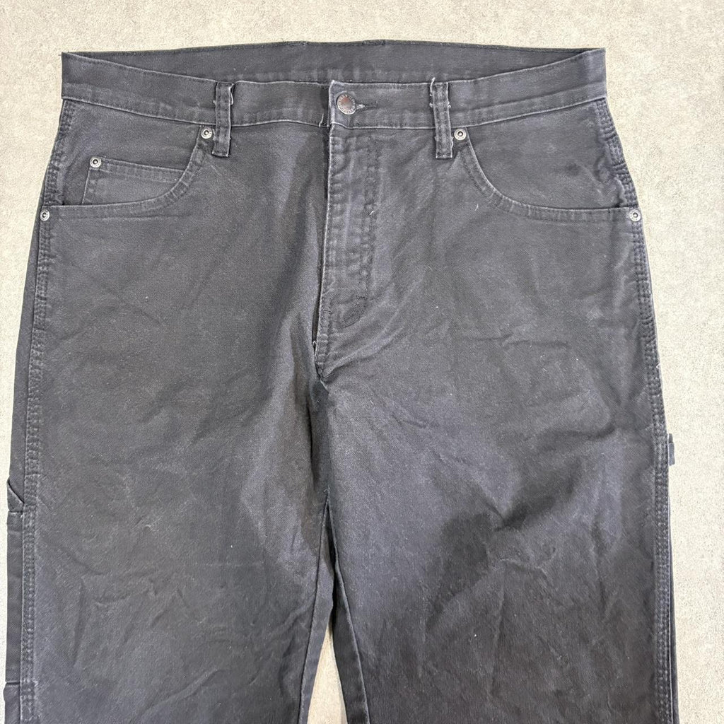 Vintage Dickies Jeans Mens 34x32 Black Carpenter Pants Trousers Straight Leg Skate Workwear Y2K 90s