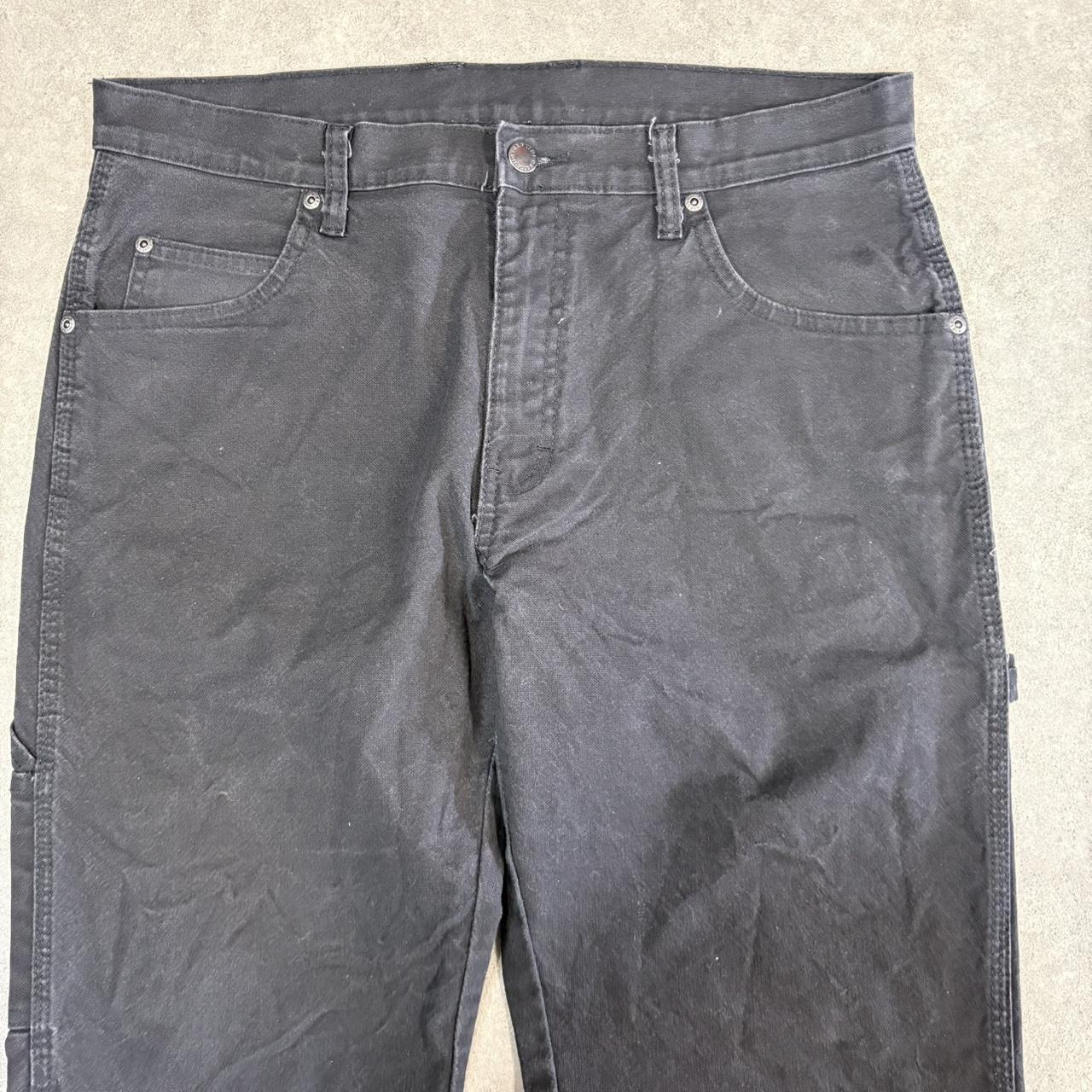 Vintage Dickies Jeans Mens 34x32 Black Carpenter Pants Trousers Straight Leg Skate Workwear Y2K 90s