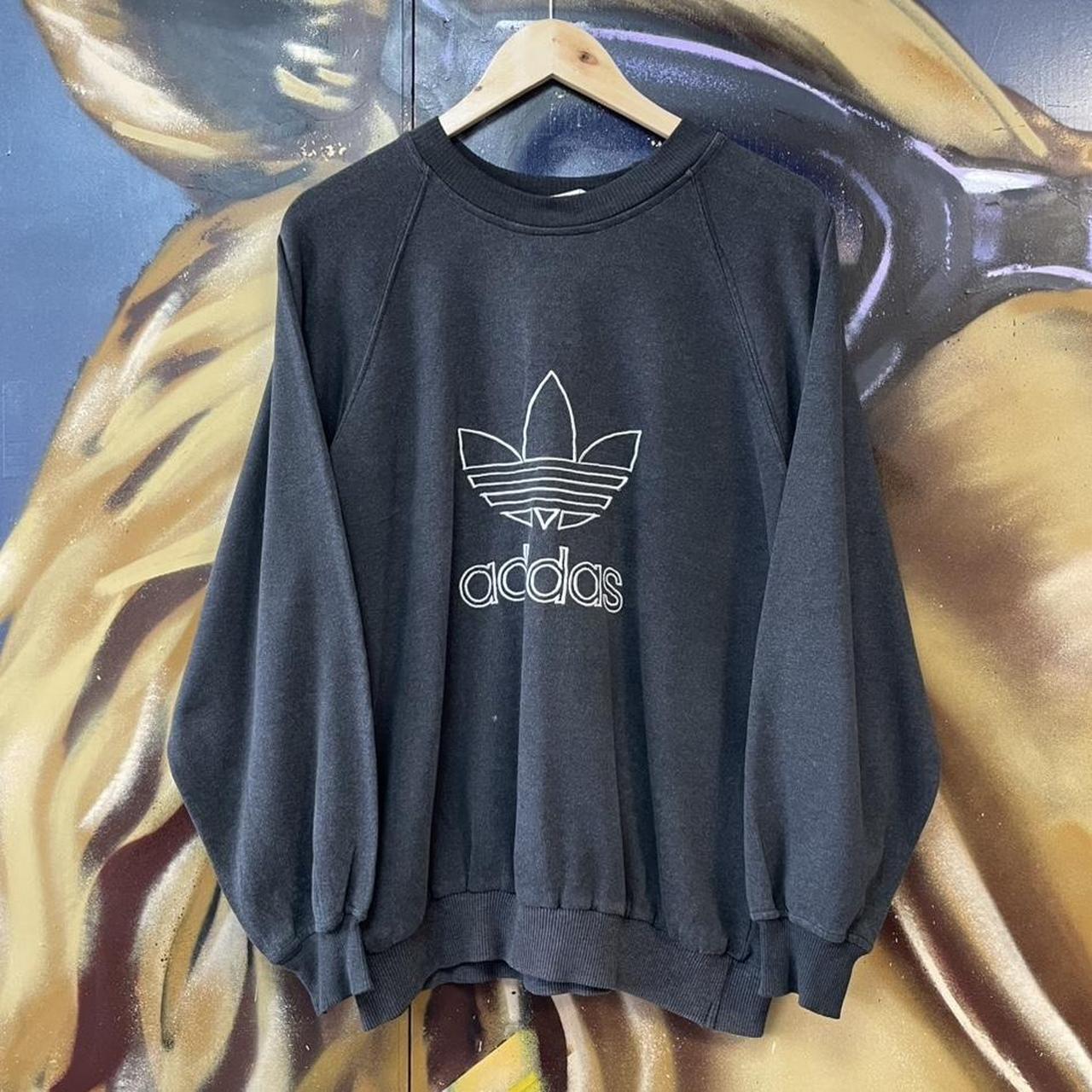 Vintage Adidas Embroidered Trefoil Sweatshirt