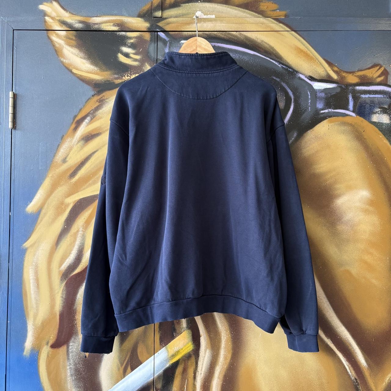 Vintage Nike Golf Sweatshirt Mens XL Navy 1/4 Zip Embroidered Patch Logo Pullover Jumper Top 90s Y2K 00s