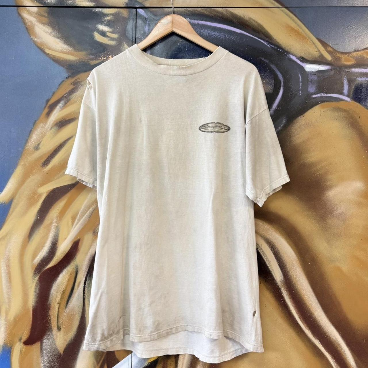 Vintage O’Neill Surf T-Shirt Mens XL Distressed Thrashed Graphic Back Print Skate Grunge Beach Tee 90s Y2K