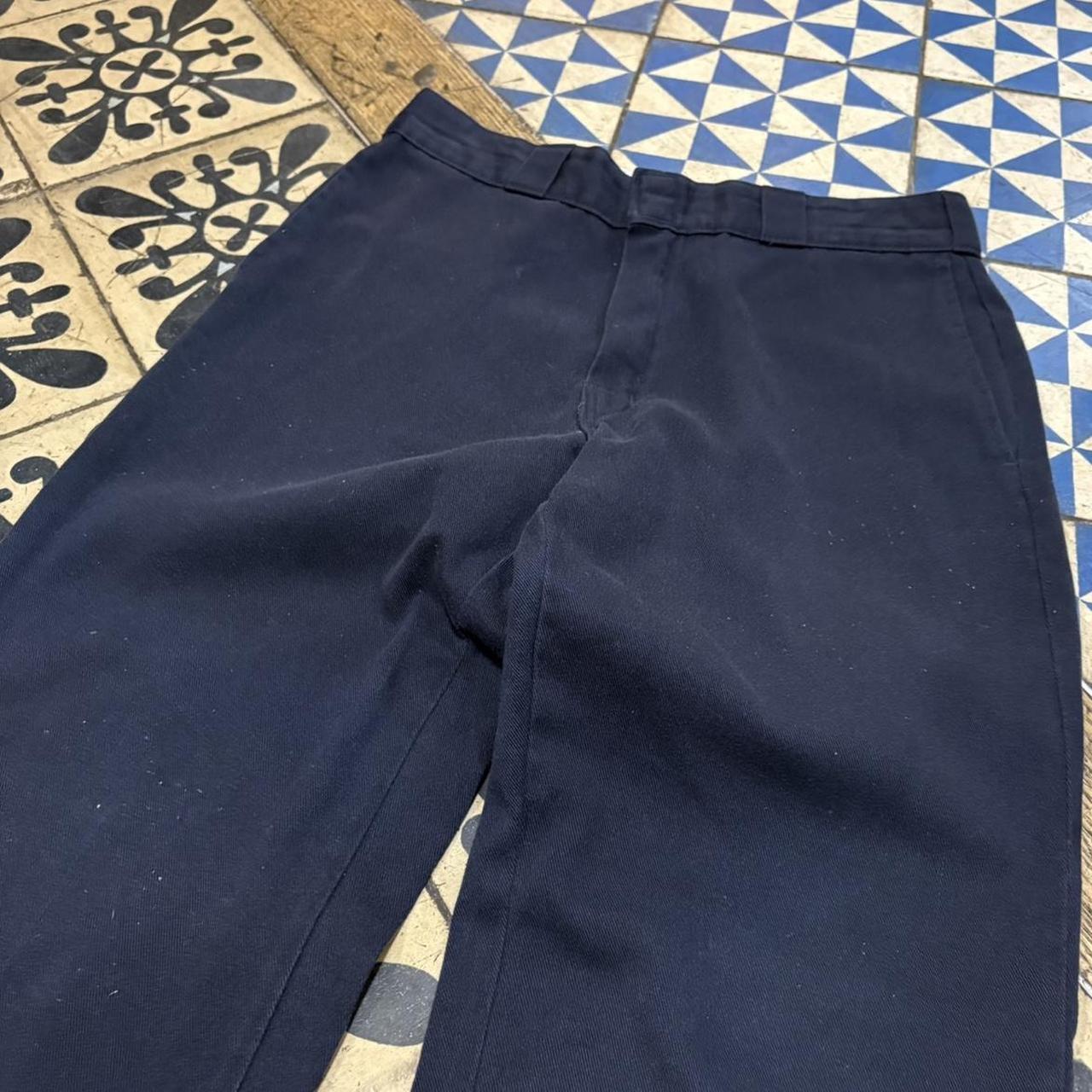 BR2401JN-F - Vintage retro essential Navy Dickies Chino Trousers pants casual workwear #skater #utility #workwear #straightleg #dickies
