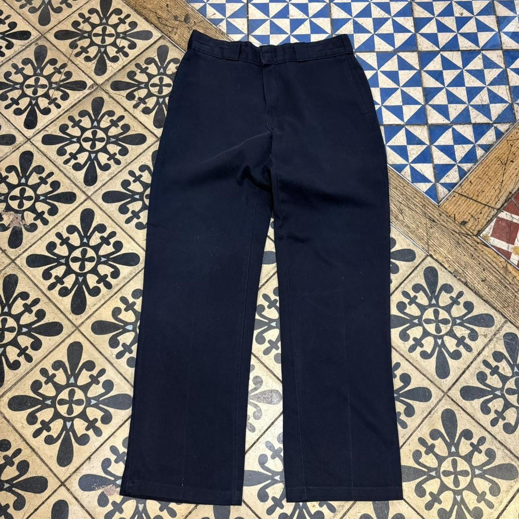 BR2401JN-F - Vintage retro essential Navy Dickies Chino Trousers pants casual workwear #skater #utility #workwear #straightleg #dickies