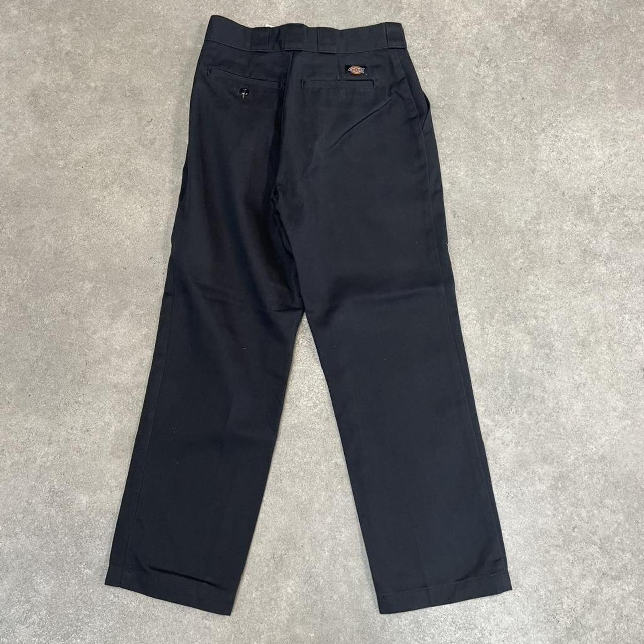Dickies Black Chino Skater Trousers Workwear Pants