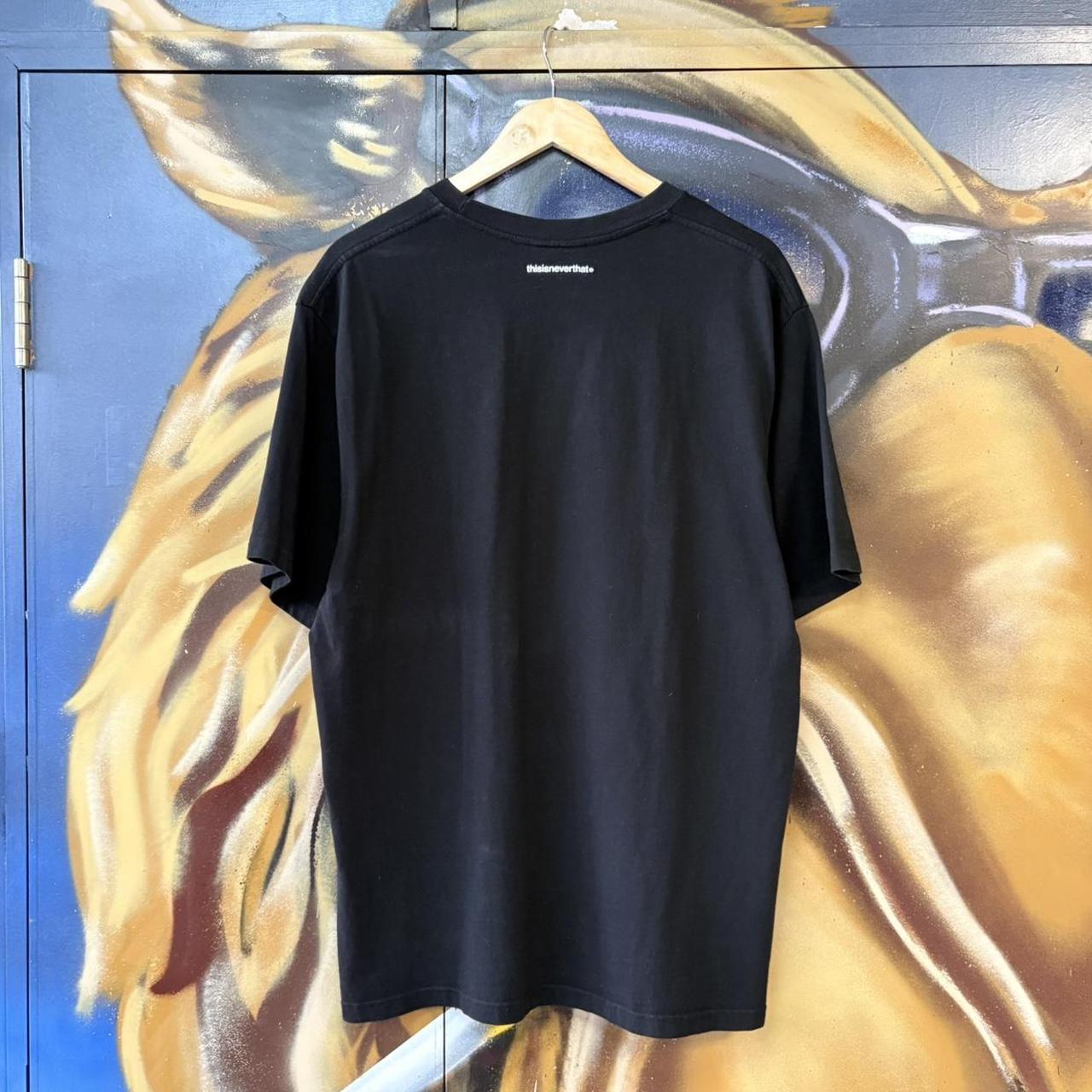 thisisneverthat Logo T-Shirt Mens Large Black Minimal Korean Streetwear Seoul Logo Tee Skate Street Vintage 90s Y2K