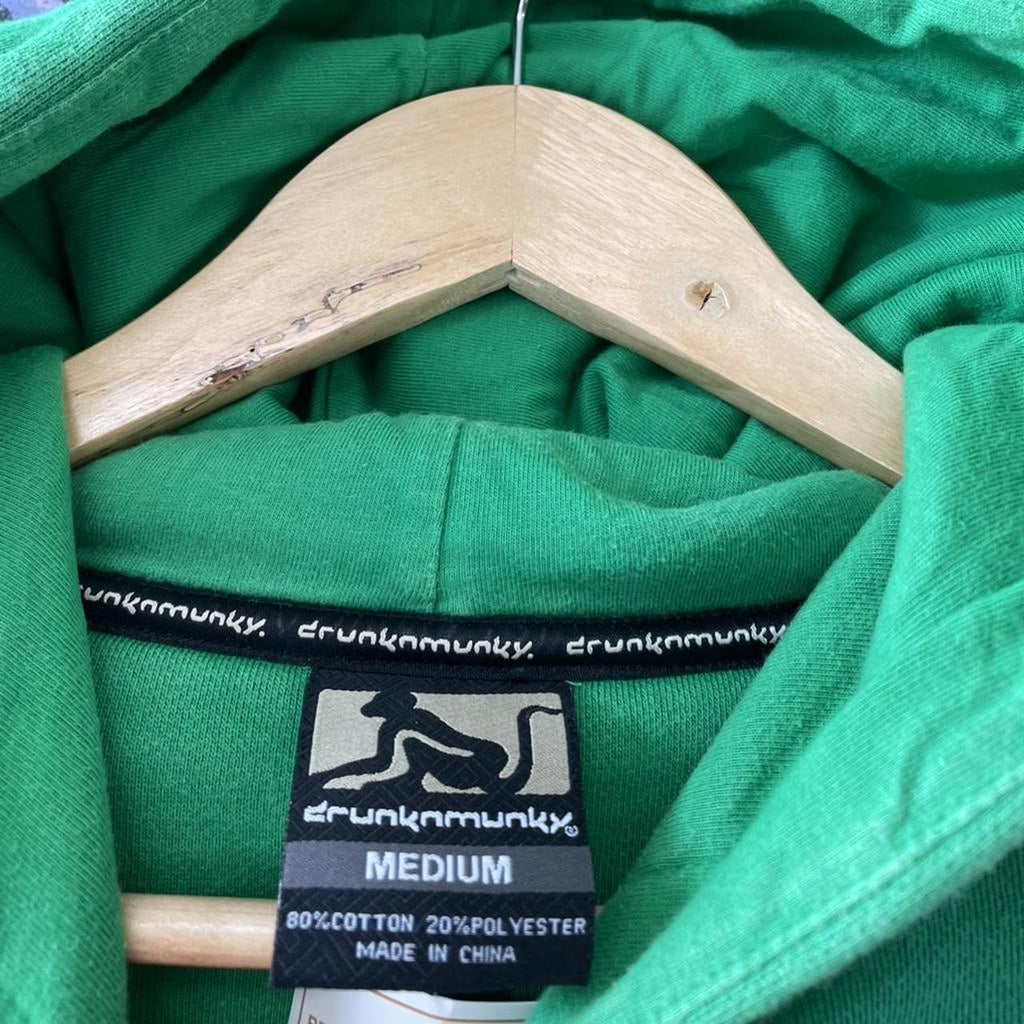 Y2K Drunkunmunky Spellout Hoodie