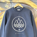 Vintage Adidas Spezial Sweatshirt Mens Medium Navy Trefoil Logo Crewneck Football Casual 90s Y2K