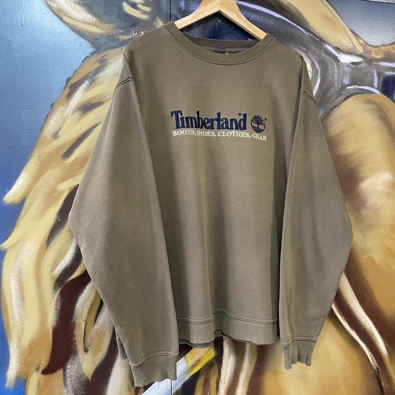 90s Timberland Embroidered Spellout Sweatshirt