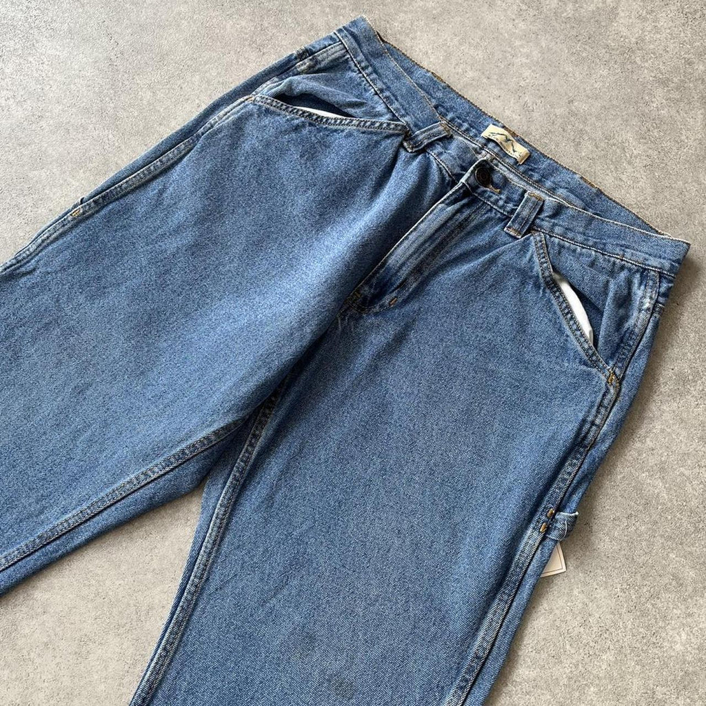 Blue Mountain Dark Wash Denim Carpenter jeans