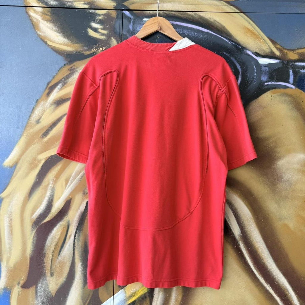 Vintage Reebok Wales Rugby Union 2007 Jersey Shirt Mens XL Red WRU World Cup Top Kit Home 6 Nations 90s Y2K