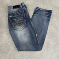True Luck Y2K Hiphop Denim Contrast Stitch Jeans
